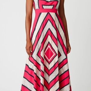 Eliza J Scarf print fit and flare dress